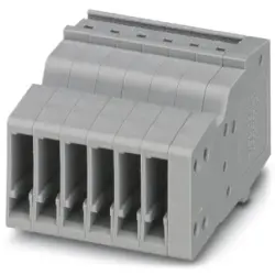 COMBI jack, push-in connection, 0.14-1.5 mm², 6 pole, 17.5 A, 6 kV, gray, 3213425