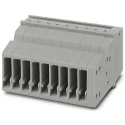 COMBI jack, push-in connection, 0.14-1.5 mm², 9 pole, 17.5 A, 6 kV, gray, 3213454