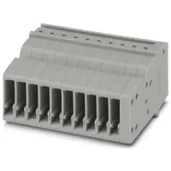 COMBI jack, push-in connection, 0.14-1.5 mm², 10 pole, 17.5 A, 6 kV, gray, 3213467