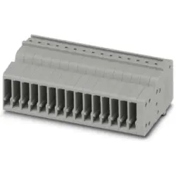 COMBI jack, push-in connection, 0.14-1.5 mm², 15 pole, 17.5 A, 6 kV, gray, 3213519