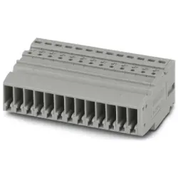 COMBI jack, push-in connection, 0.14-4.0 mm², 13 pole, 24 A, 6 kV, gray, 3000667