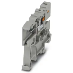 COMBI jack, push-in connection, 0.14-4.0 mm², 1 pole, 24 A, 6 kV, gray, 3000652