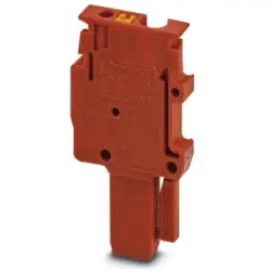 Plug, push-in connection, 0.14-1.5 mm², 1 pole, 17.5 A, 6 kV, red, 3212696