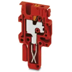 Plug, push-in connection, 0.14-1.5 mm², 1 pole, 17.5 A, 6 kV, red, 3212692