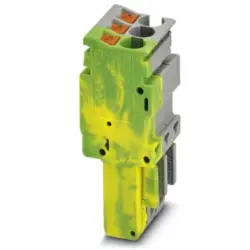 Plug, push-in connection, 0.14-4.0 mm², 3 pole, 24 A, 6 kV, gray, 3209883