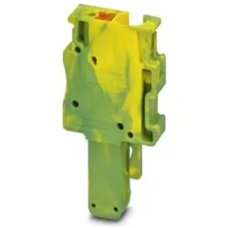 Plug, push-in connection, 0.2-6.0 mm², 1 pole, 32 A, 8 kV, yellow/green, 3212088