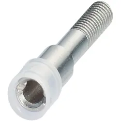 Test connector socket, 1 pole for terminal block, 0201304
