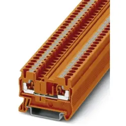 Through terminal block, push-in connection, 0.14-4.0 mm², 24 A, 8 kV, orange, 3212329
