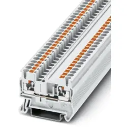 Through terminal block, push-in connection, 0.14-4.0 mm², 1 pole, 24 A, 8 kV, white, 3209514