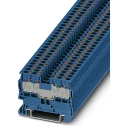 Through terminal block, push-in connection, 0.14-2.5 mm², 4 pole, 17.5 A, 6 kV, blue, 3211022