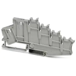 Flange terminal, grey