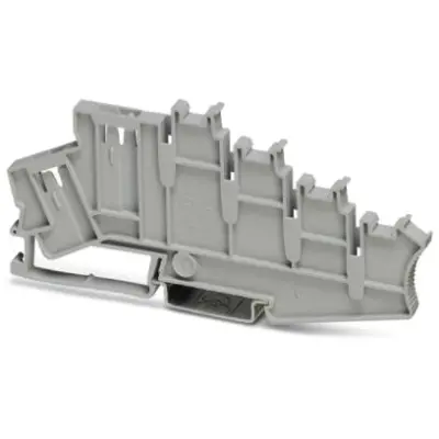 Flange terminal, grey - 1