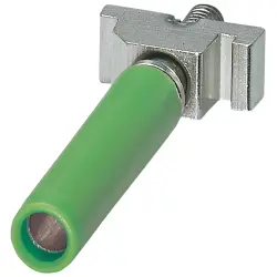Test connector socket, 1 pole for terminal block, 3032892
