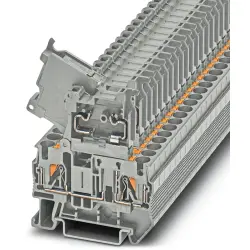 Fuse terminal block, 2 pole, 0.2-6.0 mm², 500 V, 6.3 A, 1058940