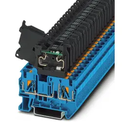 Fuse terminal block, 2 pole, 4.0 mm², 24 V, 6.3 A, 3211904