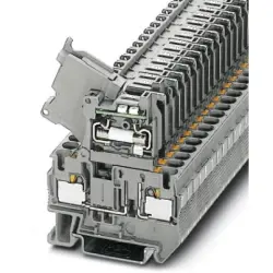 Fuse terminal block, 2 pole, 0.2-6.0 mm², 24 V, 6.3 A, 1058860