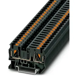 Disconnect terminal, push-in connection, 0.2-6.0 mm², 20 A, 6 kV, black, 1067752