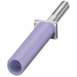 Test connector socket, 1 pole for terminal block, 0311773