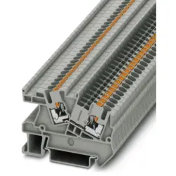 Installation terminal block, push-in connection, 0.14-4.0 mm², 24 A, 8 kV, gray, 3213968