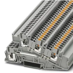 Installation terminal block, push-in connection, 0.14-4.0 mm², 24 A, 6 kV, gray, 3213944