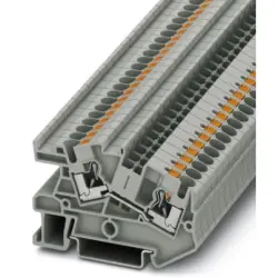Installation terminal block, push-in connection, 0.2-6.0 mm², 32 A, 6 kV, gray, 3213970