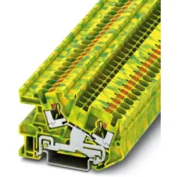 Protective conductor terminal, push-in connection, 0.2-6.0 mm², 8 kV, yellow/green, 3213964