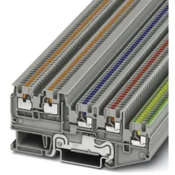 Sensor/actuator terminal block, 13.5 A, 250 V, 3244465, PTIO 1,5/S/4-PE