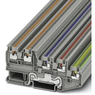 Sensor/actuator terminal block, 13.5 A, 250 V, 3244465, PTIO 1,5/S/4-PE - 1