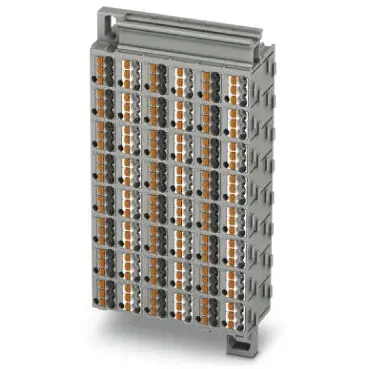 Shunting honeycomb, push-in connection, 0.14-2.5 mm², 48 pole, 17.5 A, 6 kV, gray, 3270318 - 1