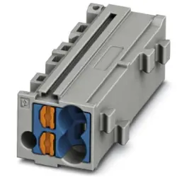 Shunting honeycomb, push-in connection, 0.14-2.5 mm², 1 pole, 17.5 A, 6 kV, gray, 3270430