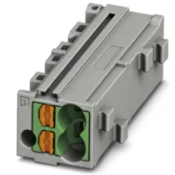 Shunting honeycomb, push-in connection, 0.14-2.5 mm², 1 pole, 17.5 A, 6 kV, gray, 3270432