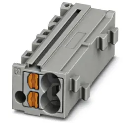 Shunting honeycomb, push-in connection, 0.14-2.5 mm², 1 pole, 17.5 A, 6 kV, gray, 3270302