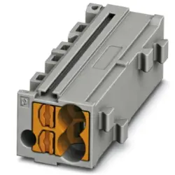 Shunting honeycomb, push-in connection, 0.14-2.5 mm², 1 pole, 17.5 A, 6 kV, gray, 3270436