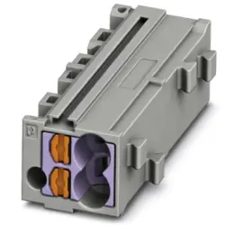 Shunting honeycomb, push-in connection, 0.14-2.5 mm², 1 pole, 17.5 A, 6 kV, gray, 3270435