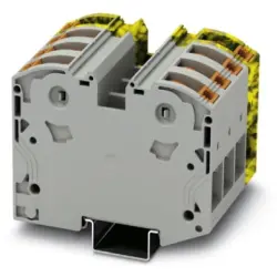 High current terminal, plug-in connection, 2.5-35 mm², 8 pole, 125 A, 8 kV, black, 3212070