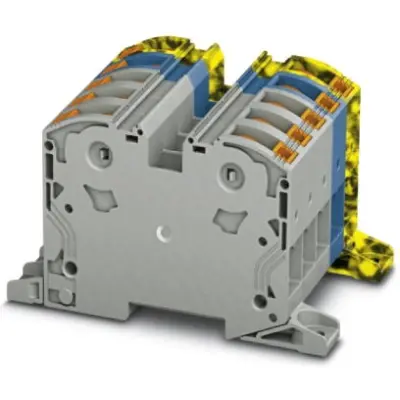 High current terminal, plug-in connection, 2.5-35 mm², 125 A, 8 kV, black, 3212076 - 1