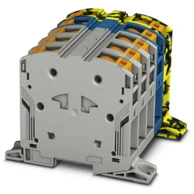 High current terminal, plug-in connection, 10-70 mm², 150 A, 8 kV, black, 3260060 - 1