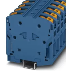High current terminal, plug-in connection, 25-95 mm², 1 pole, 232 A, 8 kV, blue, 3260166