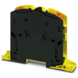 High current terminal, plug-in connection, 25-95 mm², 1 pole, 232 A, 8 kV, yellow/black, 3260142