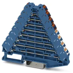 Shunting distributor, push-in connection, 0.14-2.5 mm², 2 pole, 8 A, 4 kV, blue, 3270135