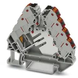Potential distributor, push-in connection, 0.14-2.5 mm², 2 pole, 17.5 A, 4 kV, gray, 3270220