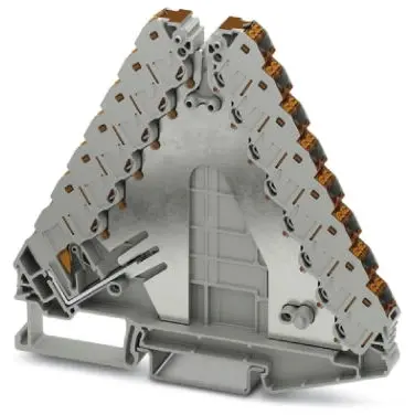 Potential distributor, push-in connection, 0.14-2.5 mm², 2 pole, 4 kV, gray, 1067596 - 1