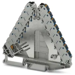 Potential distributor, push-in connection, 0.14-2.5 mm², 2 pole, 17.5 A, 4 kV, gray, 3270225