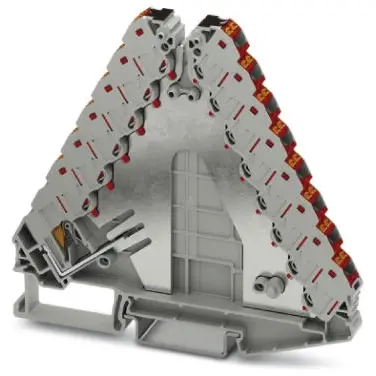 Potential distributor, push-in connection, 0.14-2.5 mm², 2 pole, 17.5 A, 4 kV, gray, 3270224 - 1
