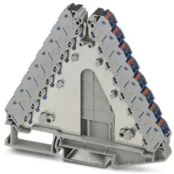 Potential distributor, push-in connection, 0.14-2.5 mm², 2 pole, 17.5 A, 4 kV, gray, 3270227