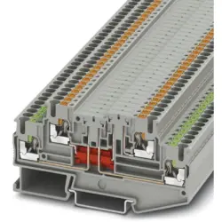 Through terminal block, push-in connection, 0.14-4.0 mm², 16 A, 6 kV, gray, 3210267