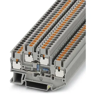 Component terminal block, push-in connection, 0.14-4.0 mm², 20 A, 6 kV, gray, 3211431 - 1