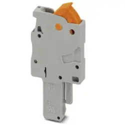 Plug, quick connection, 0.25-1.5 mm², 1 pole, 17.5 A, 6 kV, gray, 3051014