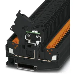 Fuse terminal block, 2 pole, 2.5 mm², 500 V, 6.3 A, 3050293
