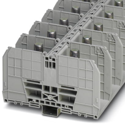 Bolt terminal, bolt connection, 25-300 mm², 1 pole, 520 A, 8 kV, gray, 3244630 - 1